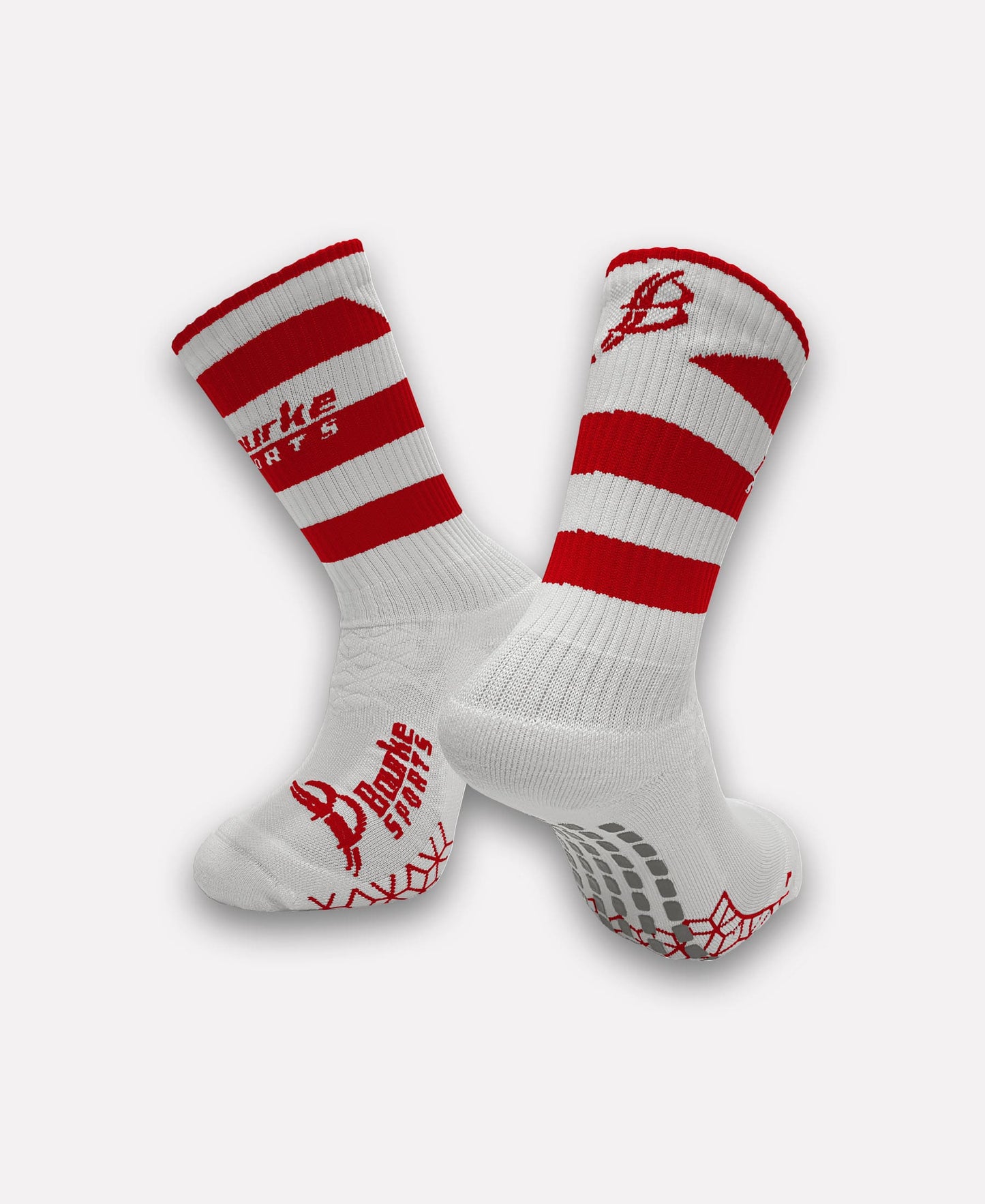 Kilrea Camogie Miniz Hoops Socks (Red/White)
