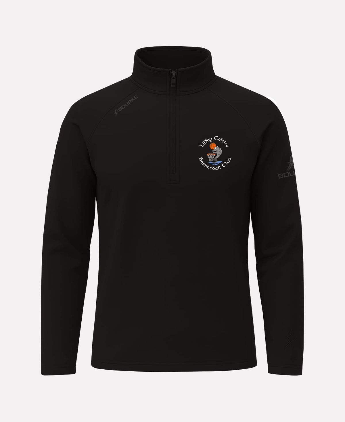 Liffey Celtics CORE Half Zip (Black)