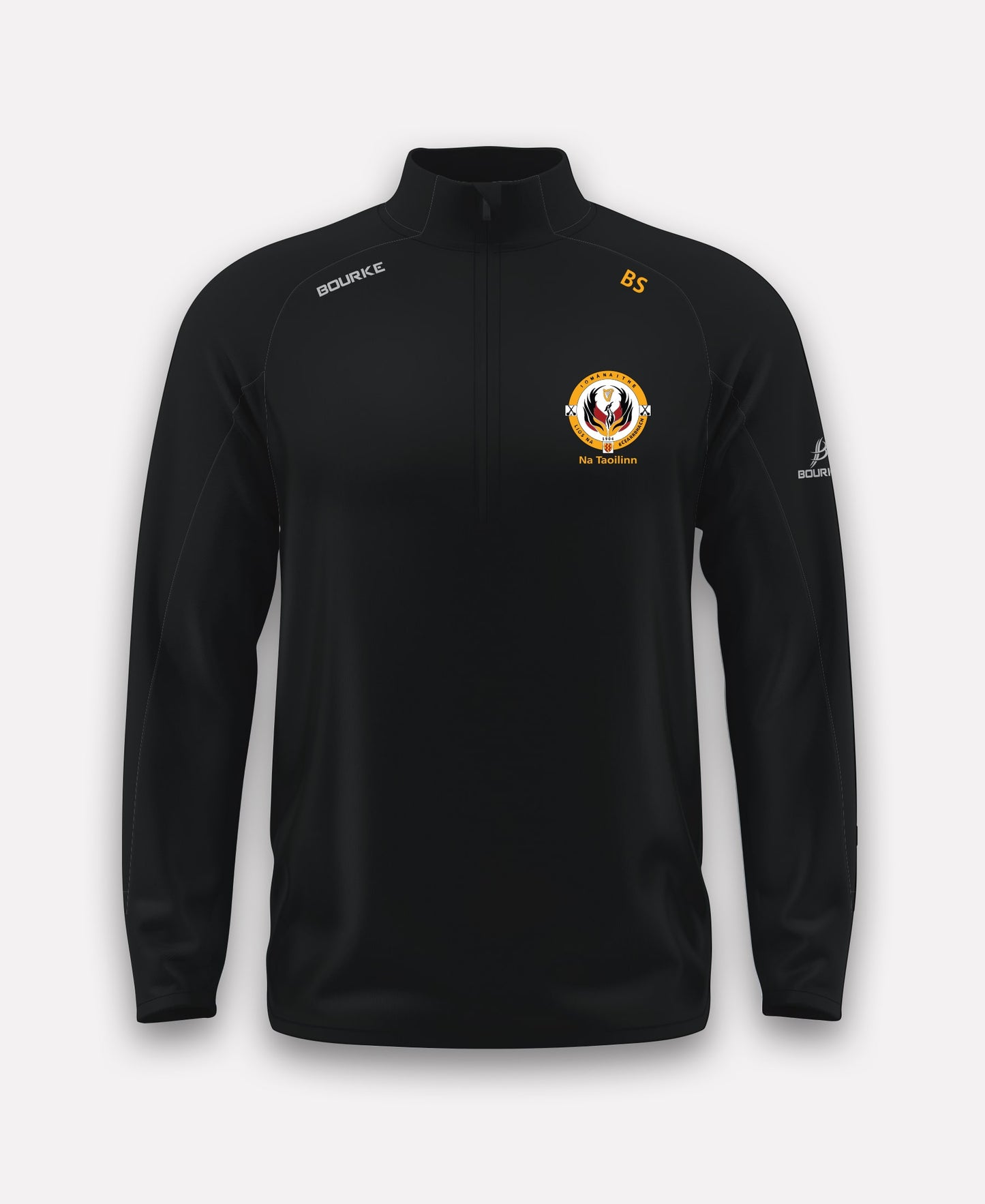 Lisburn Social Hurling FORTIS Half Zip (Black)
