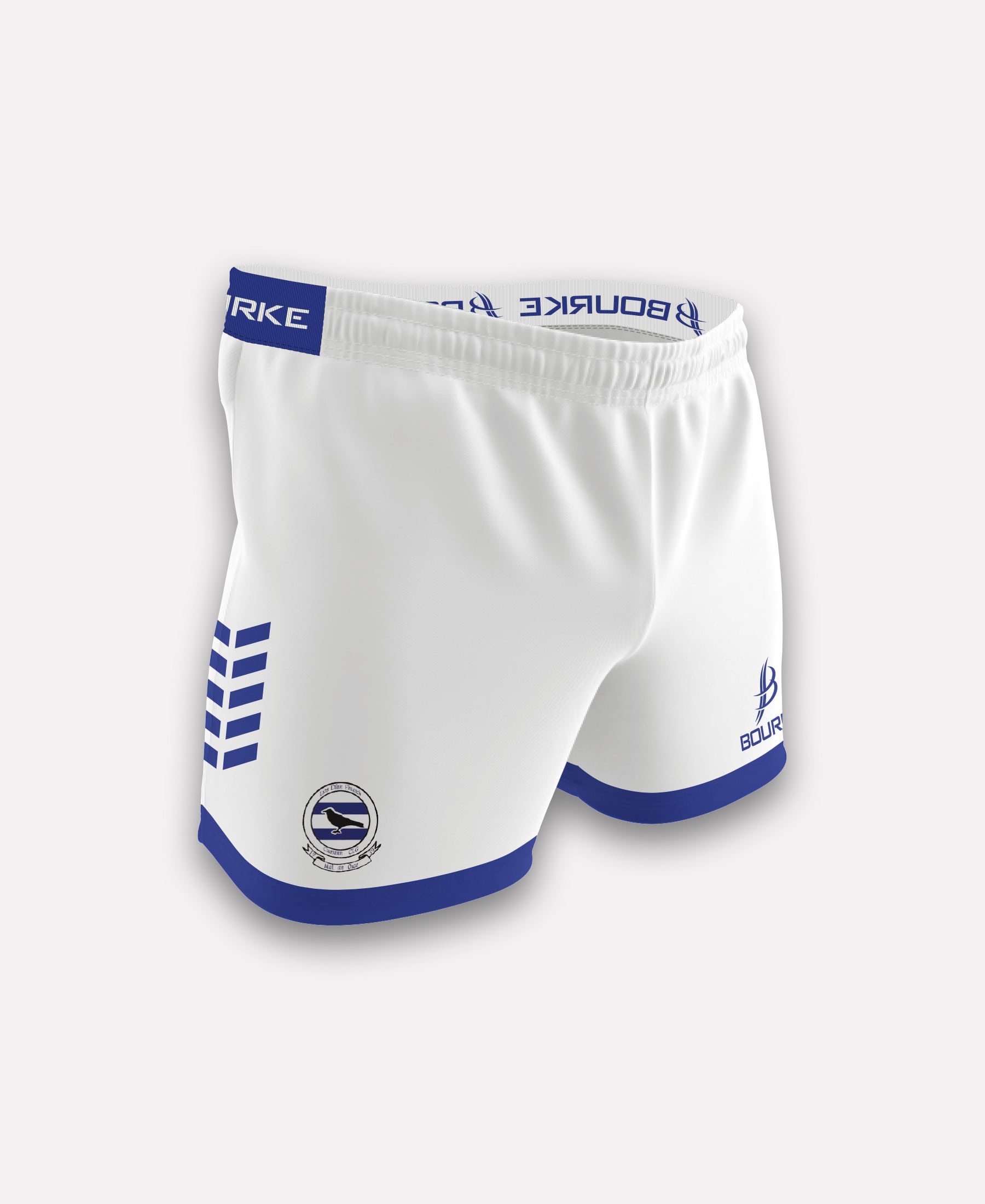 Lisdowney Flex Chevron Shorts (White/Blue)