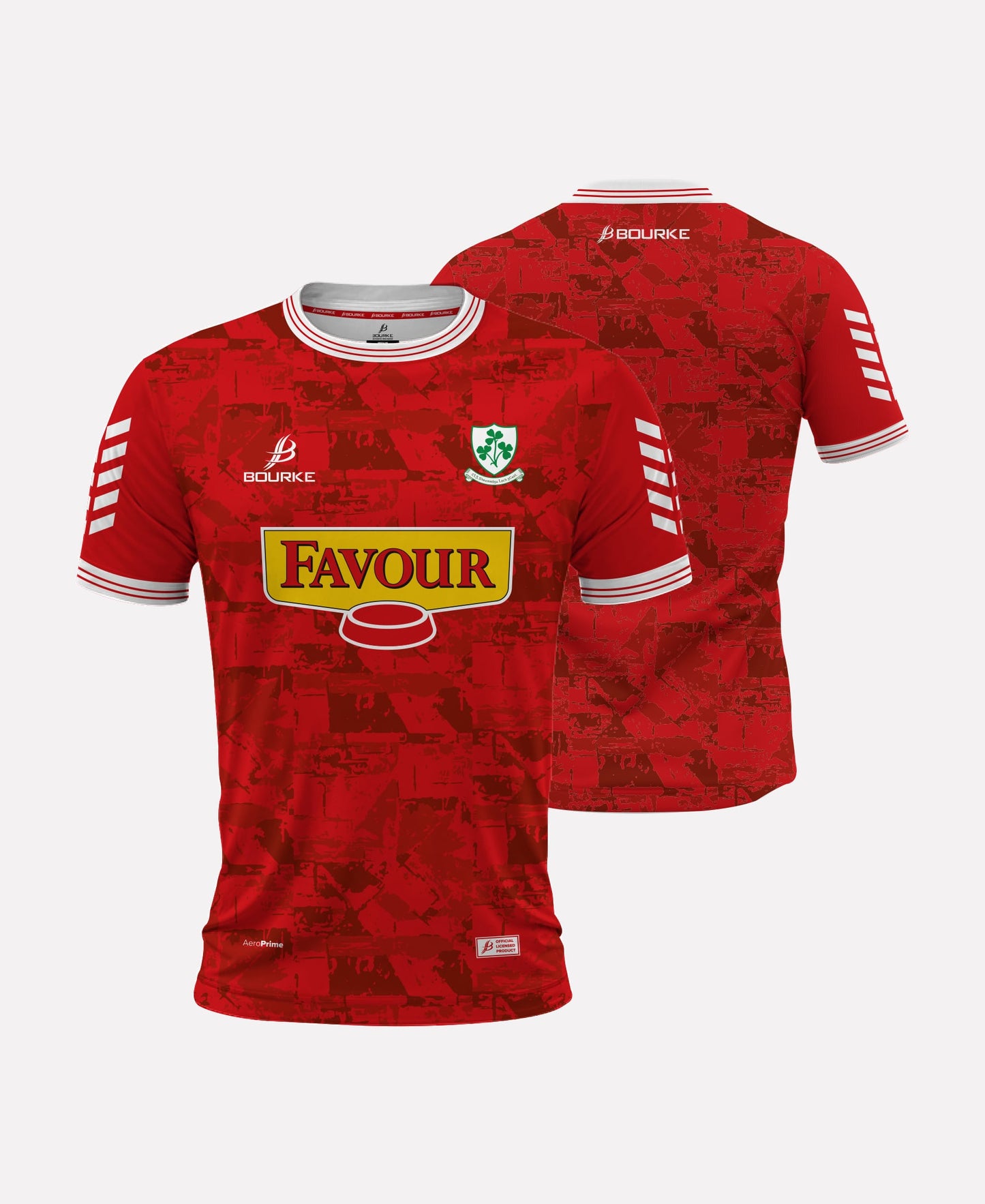Loughgiel Shamrocks Jersey 2025/26 (Red/White)