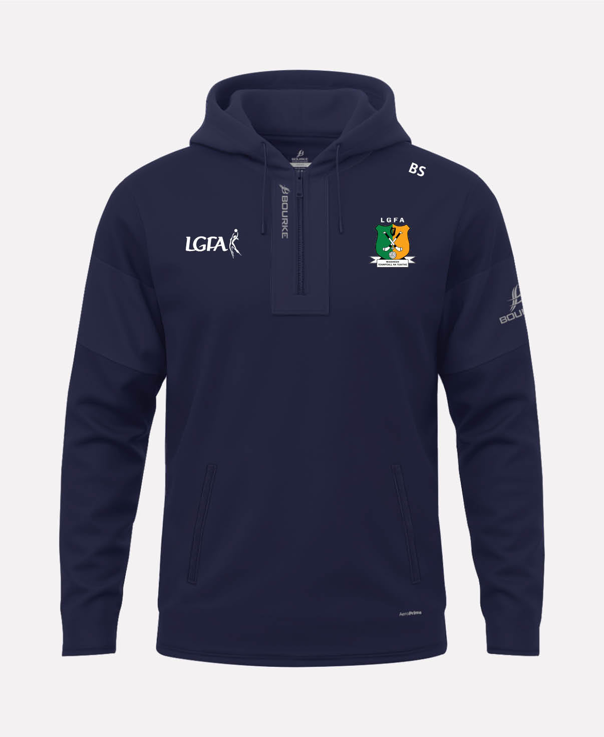 Moyne Templetuohy LGFA TEASRA Half Zip Hoodie (Navy)