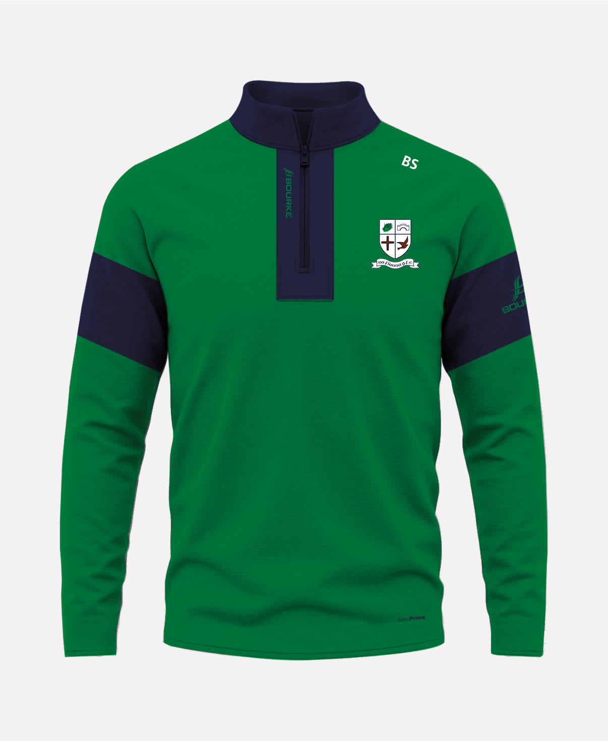 Na Fianna LGFA TEASRA Half Zip (Navy/Green)