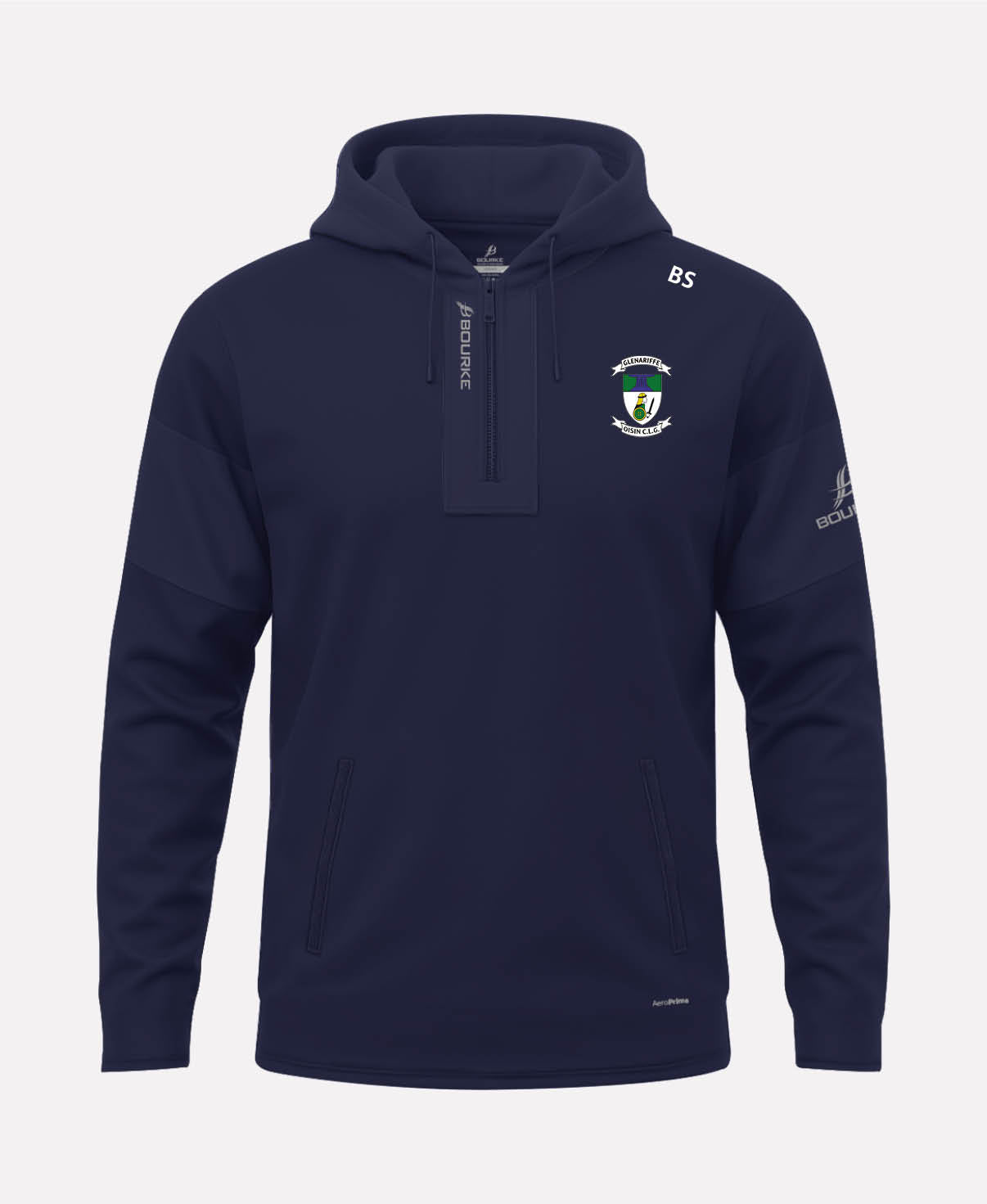 Oisin Glenariffe TEASRA Half Zip Hoodie (Navy)