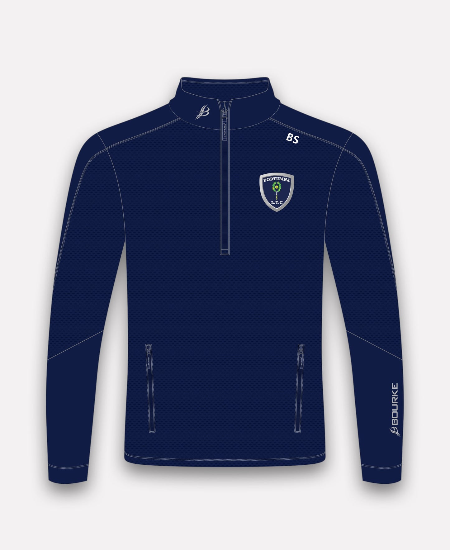 Portumna Lawn Tennis Club Croga Half Zip (Navy)
