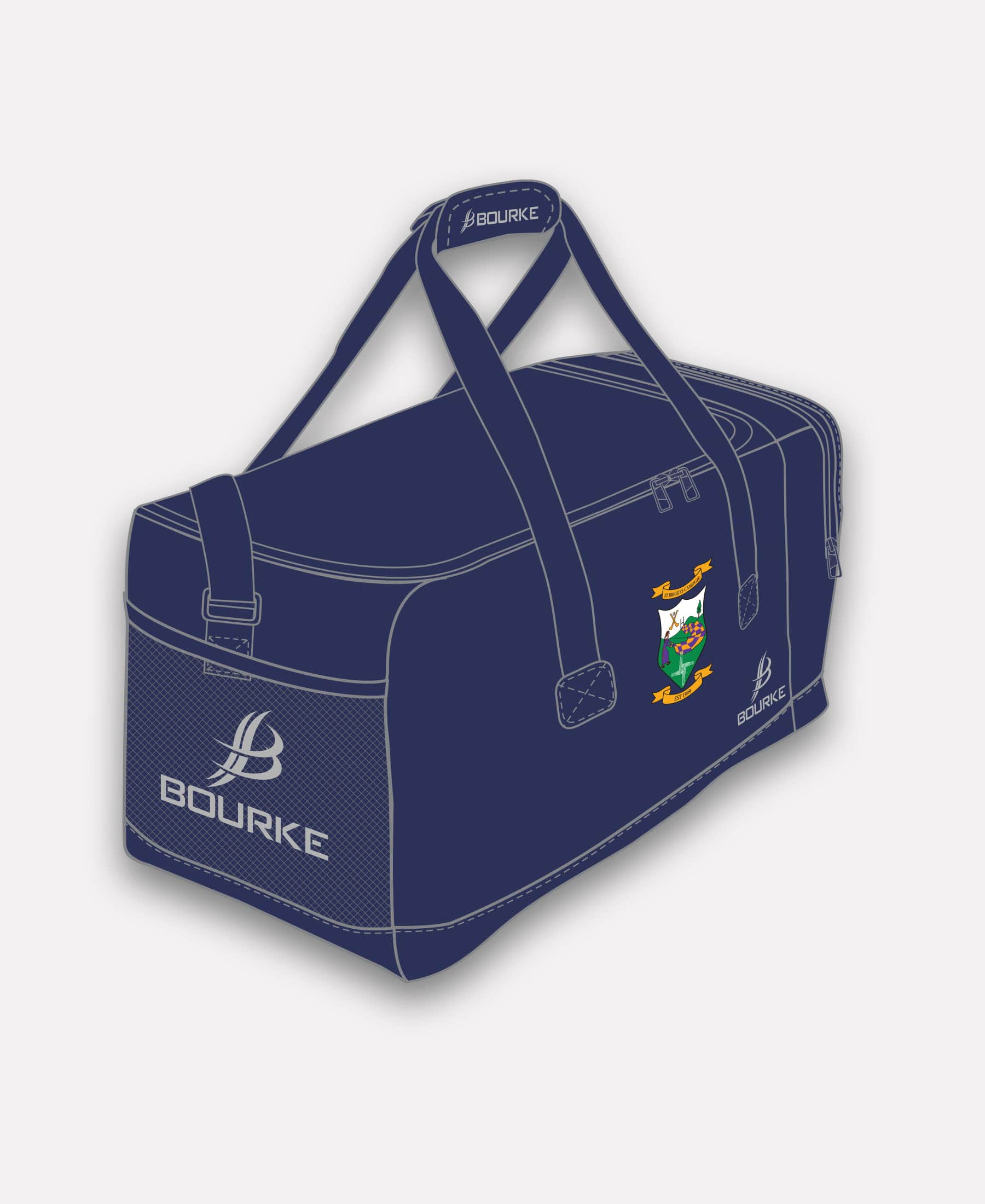 St Brigids Camogie (Laois) CROGA Large Gear Bag (Navy) – Bourke