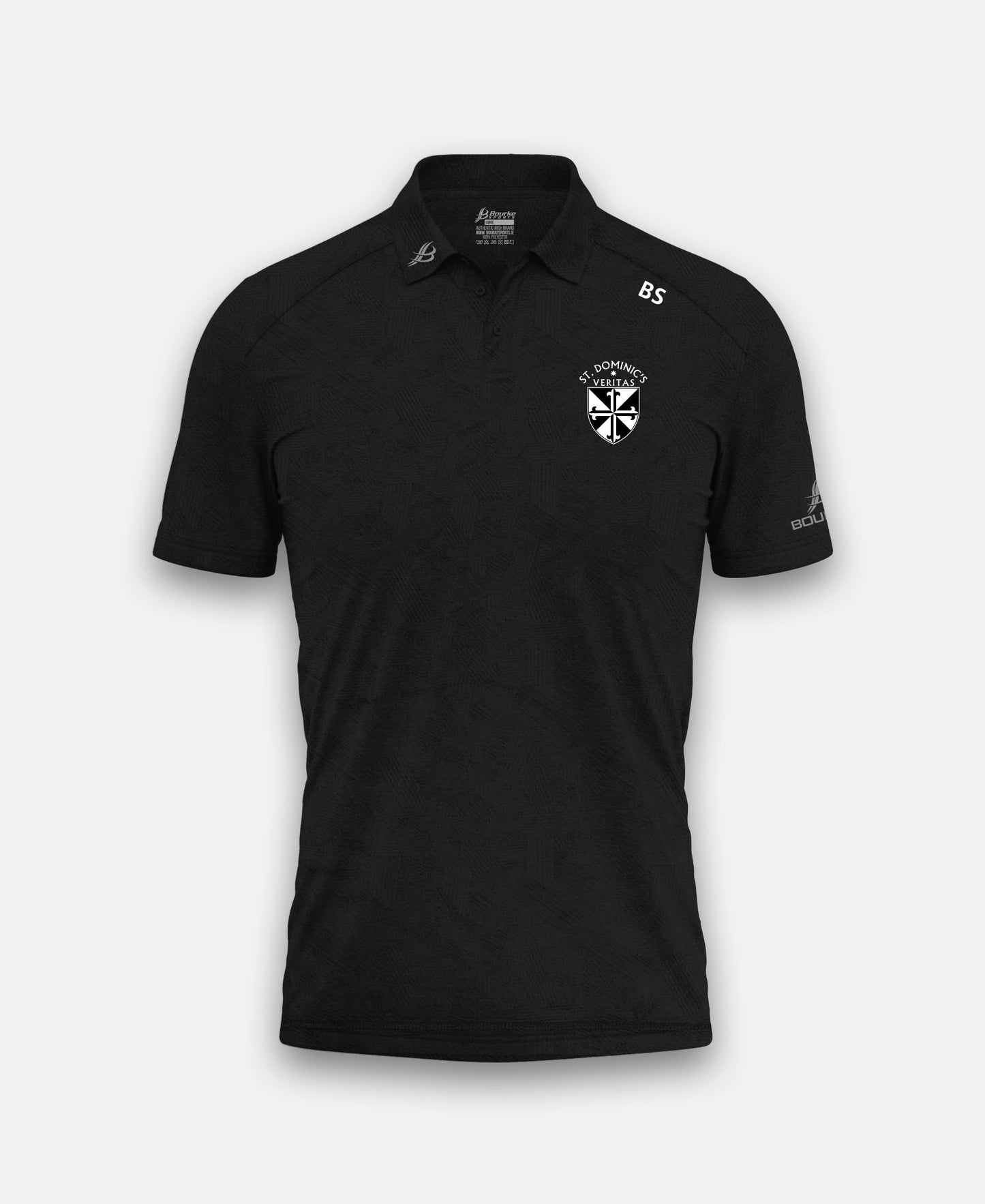St Dominic's Grammar School STAFF BARR Polo Shirt (Black)