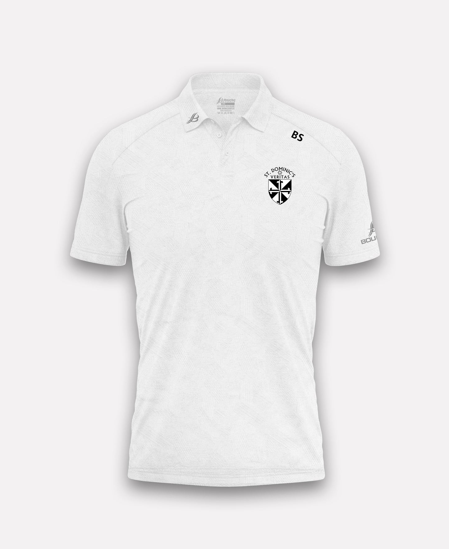 St Dominic's Grammar School STAFF BARR Polo Shirt (White)