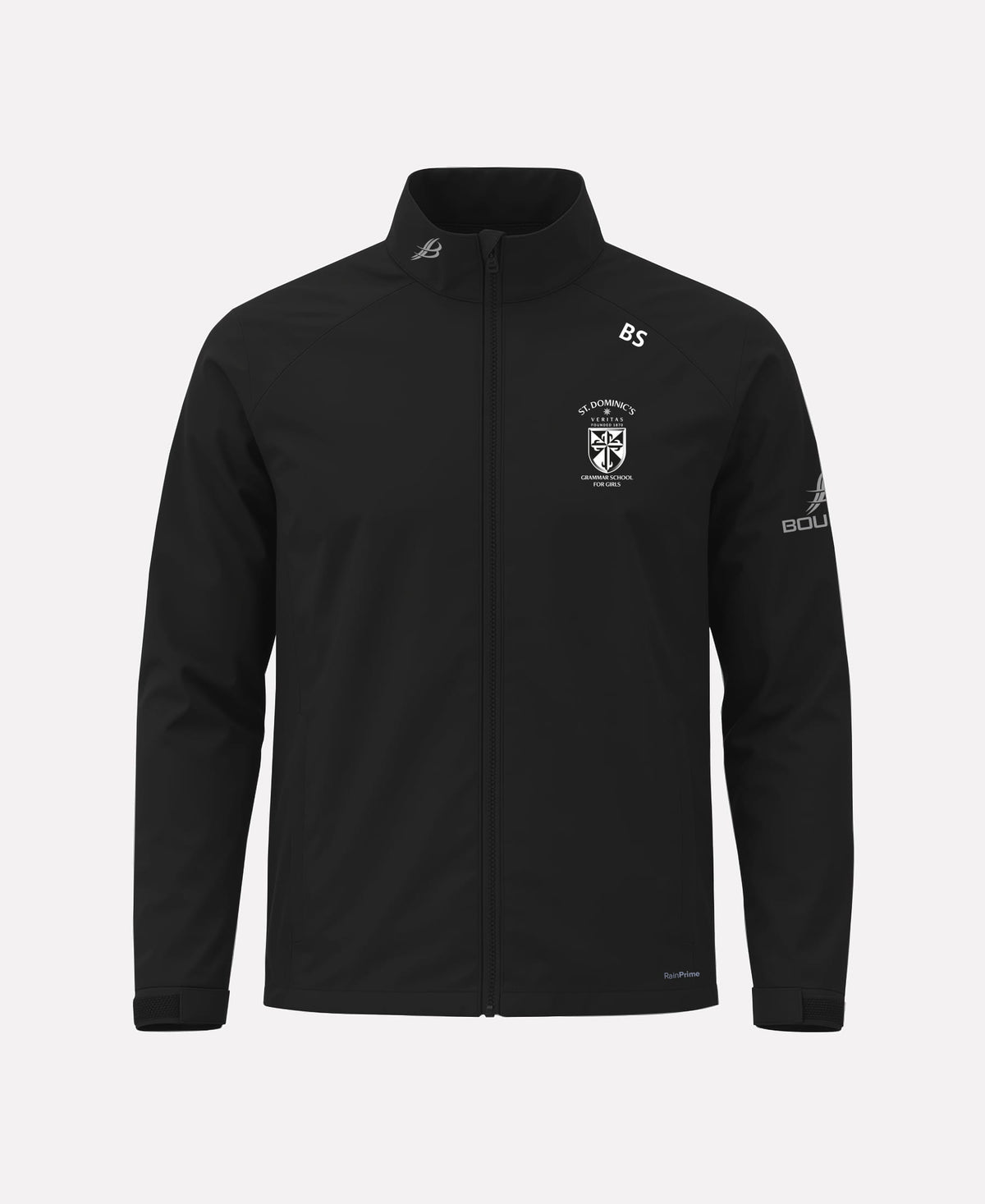 St Dominics Grammer School STAFF TEASRA Waterproof Jacket (Black)