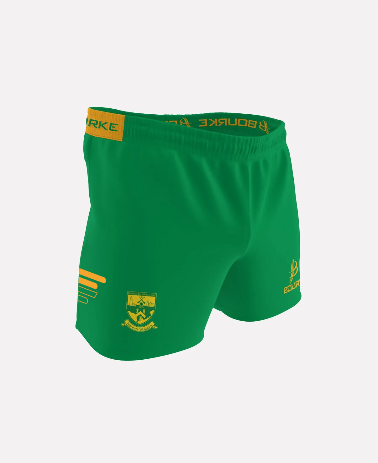 St James GAA Flex Shorts 2025/26 (Green/Amber)