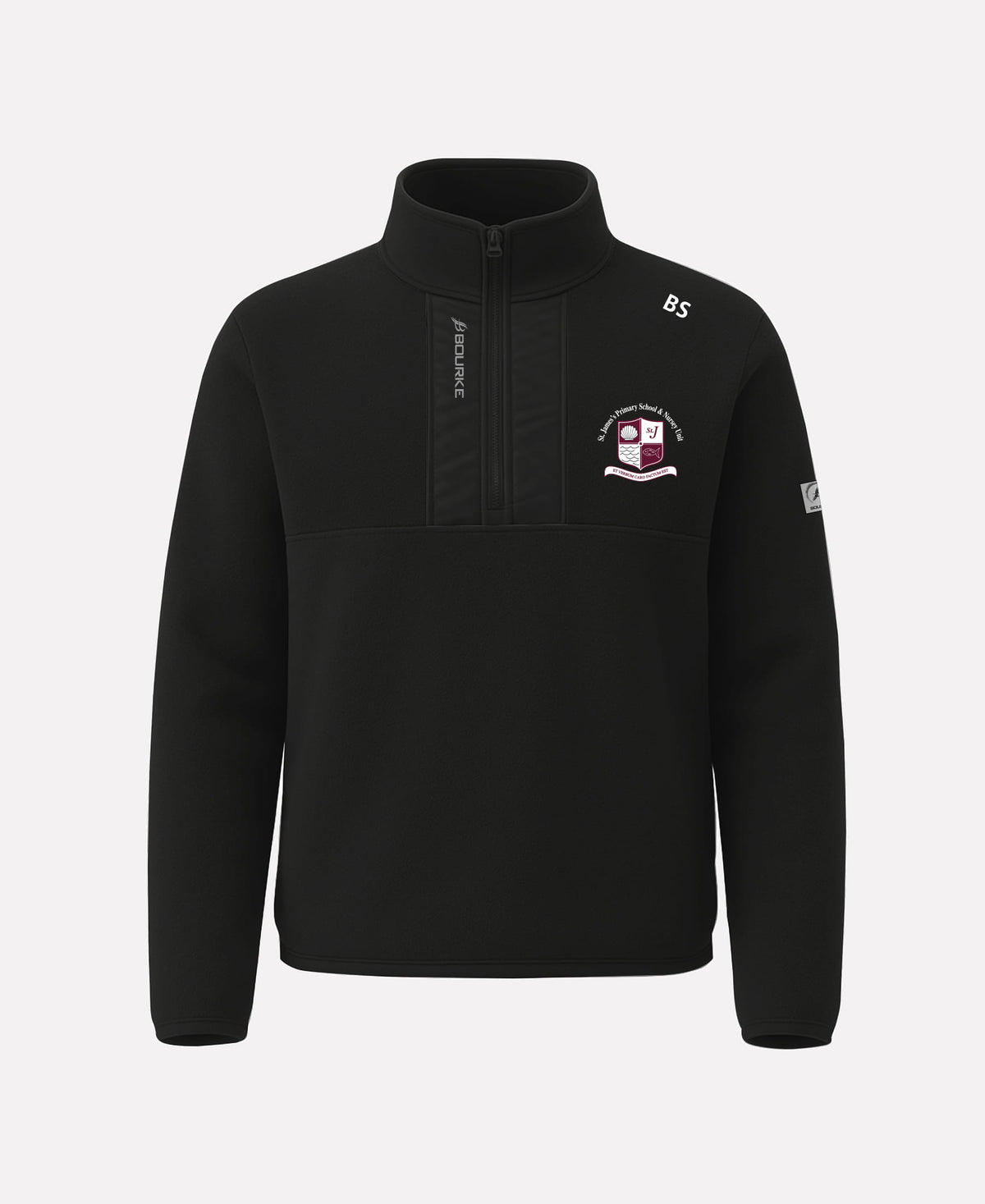 St James PS Rathcoole STAFF TEASRA Half Zip Fleece (Black)