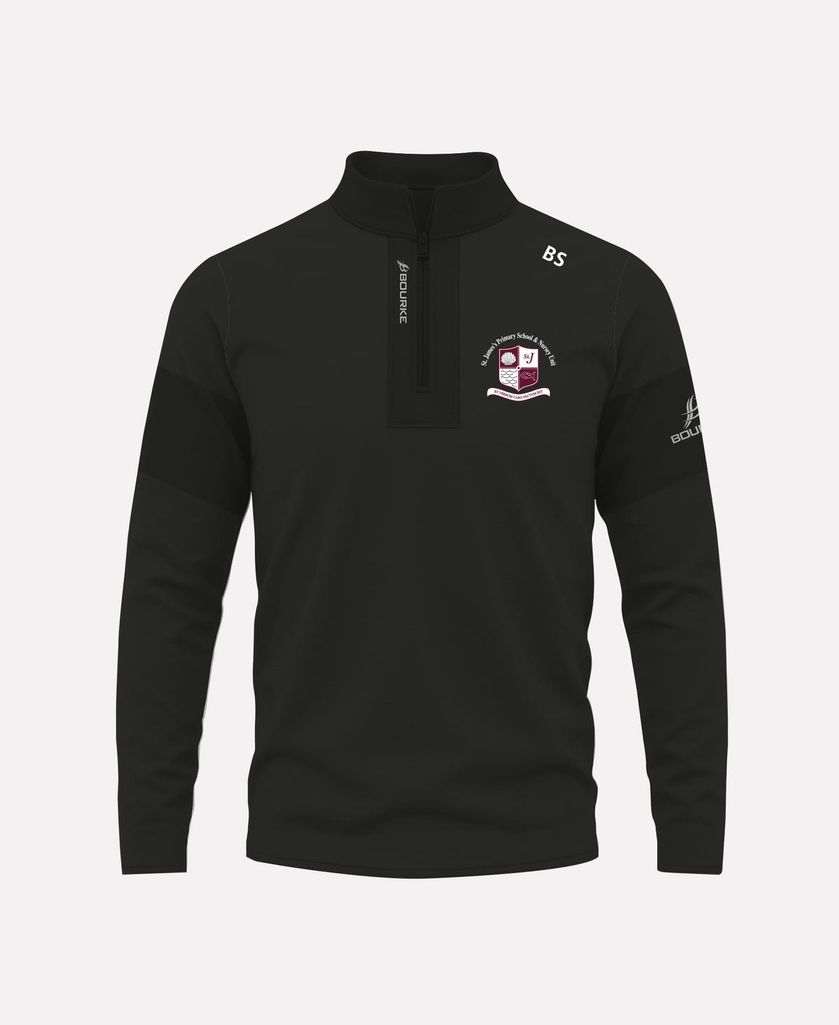St James PS Rathcoole STAFF TEASRA Half Zip (Black)
