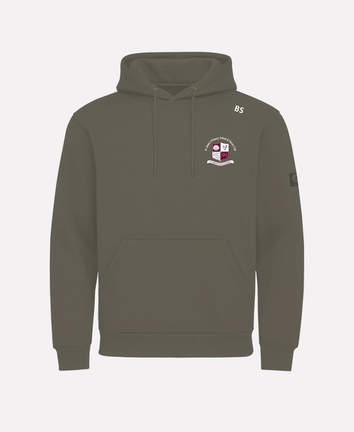 St James PS Rathcoole STAFF TEASRA Pullover Hoodie (Olive Green)