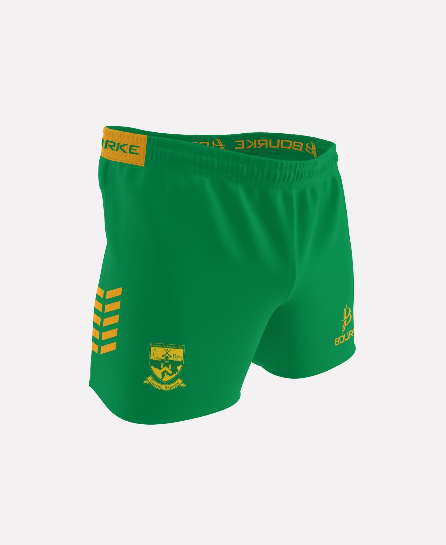 St James GAA Flex Shorts 2025/26 (Green/Amber)