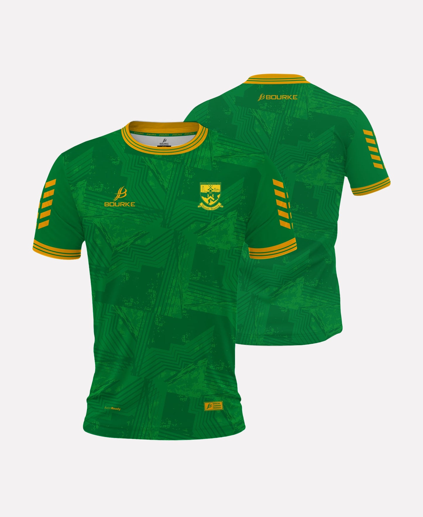 St James GAA Training Jersey (Green/Amber)