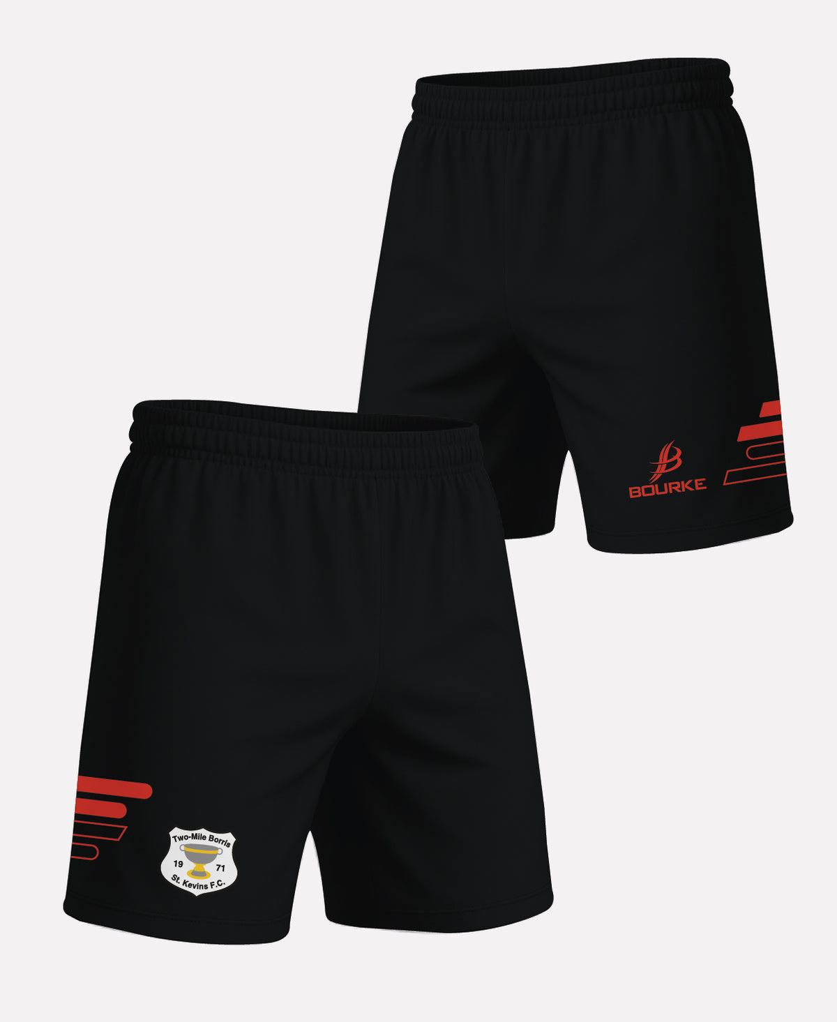 Two Mile Borris St Kevins FC Match Shorts 26/27 (Black)