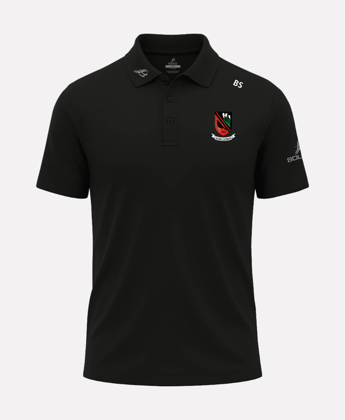 St Kevins GAA FORTIS Polo Shirt (Black)