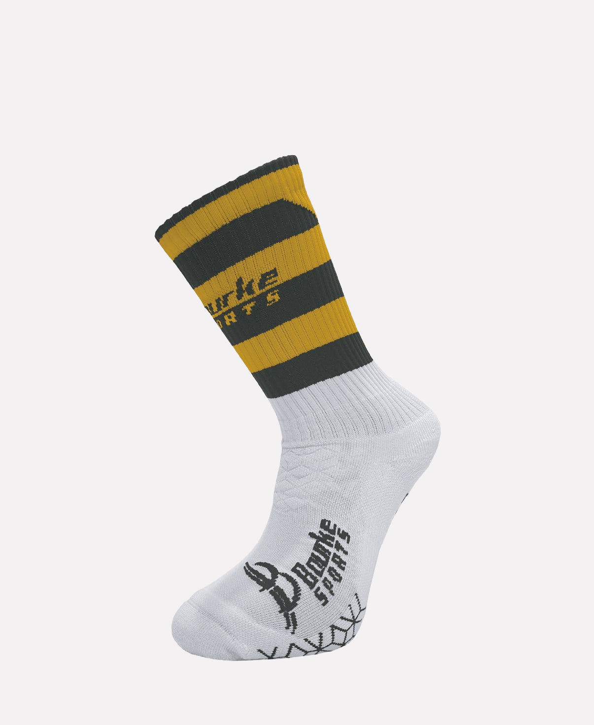 St Peters Dunboyne GAA Miniz Hoops Socks (Black/Amber)