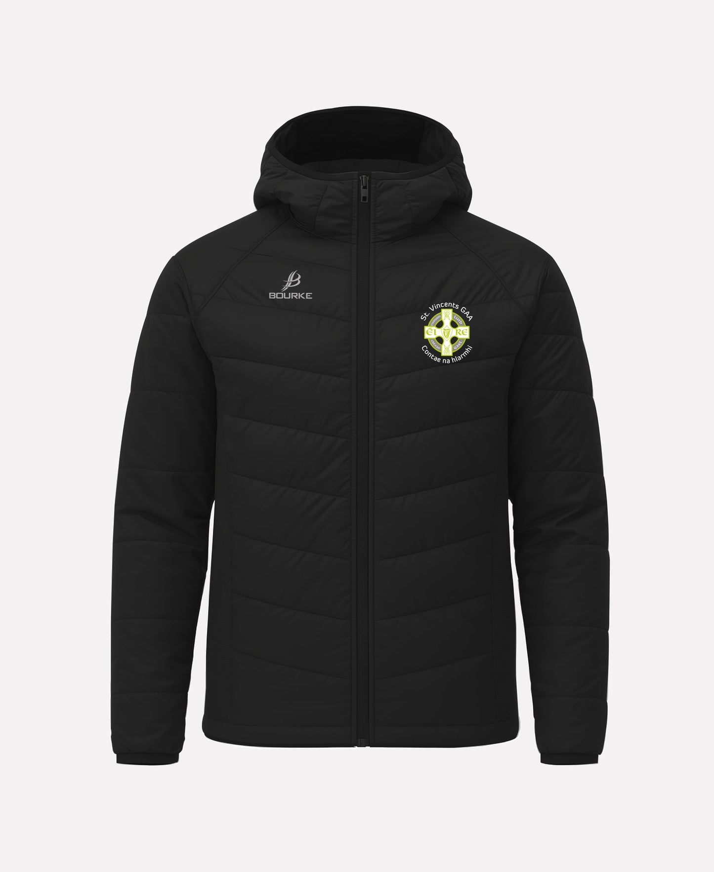 St. Vincents Westmeath GAA FORTIS Hooded Jacket (Black)