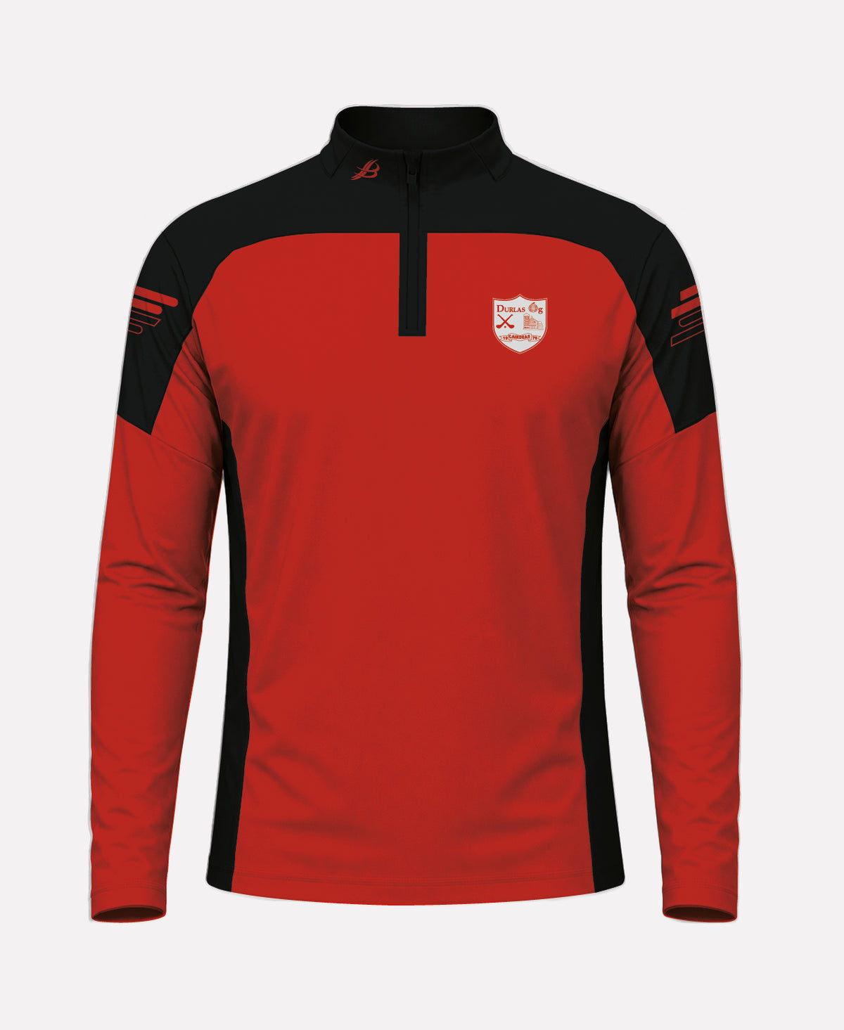 Durlas Og SORA Half Zip (Black/Red)