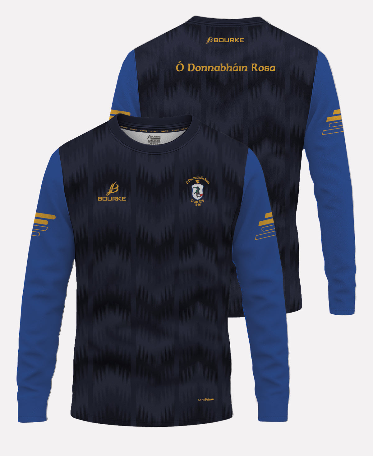 O' Donovan Rossa Warm Up Crew Neck 26/27 (Navy/Blue/Amber)
