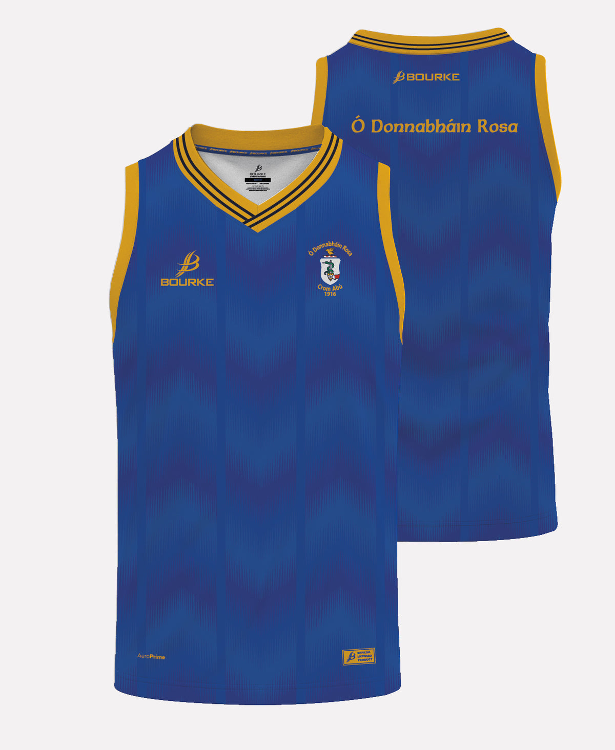 O' Donovan Rossa Training Singlet 26/27 (Blue/Amber)