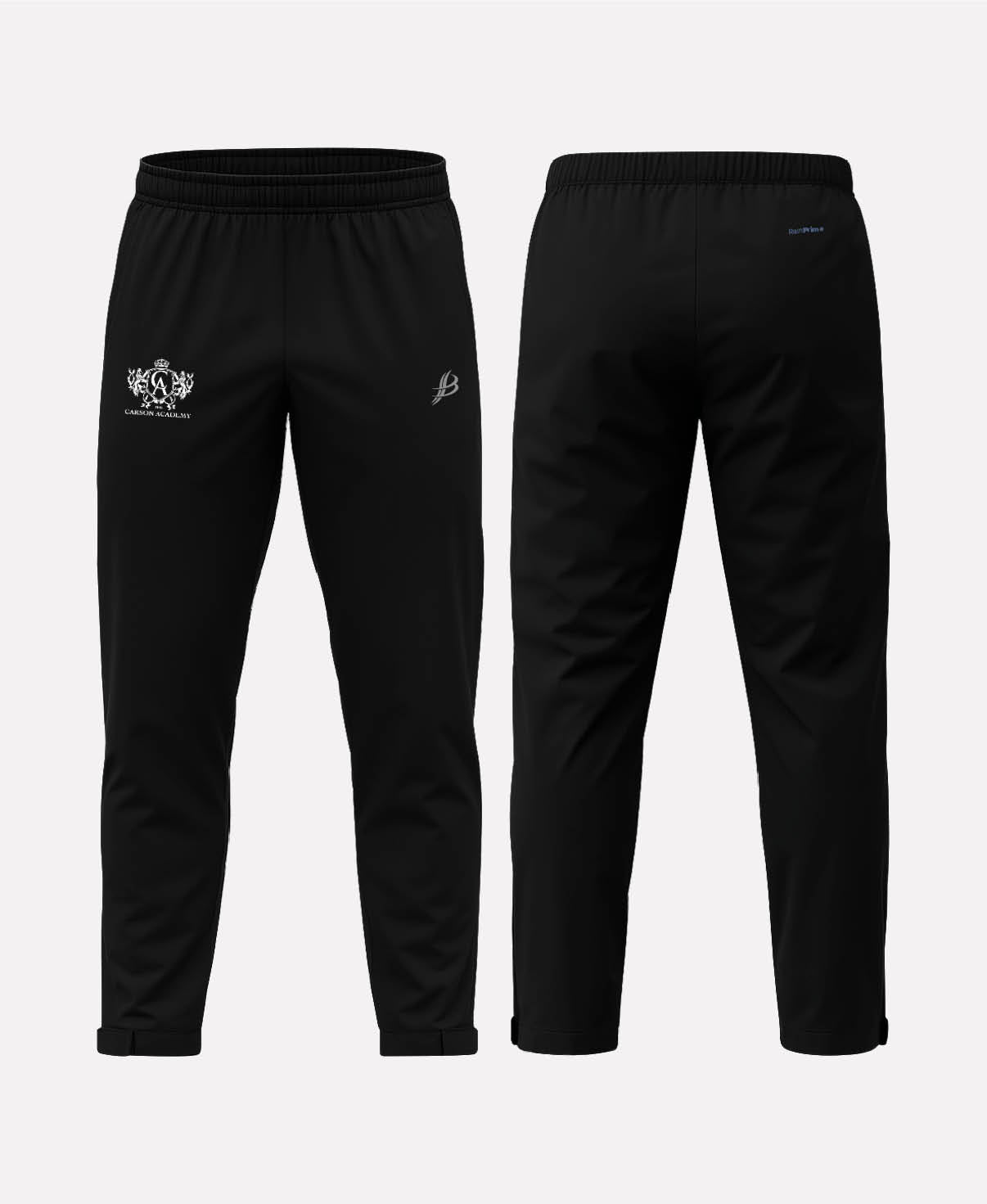 The Carson Academy School Of Irish Dance TEASRA Waterproof Pants (Black)