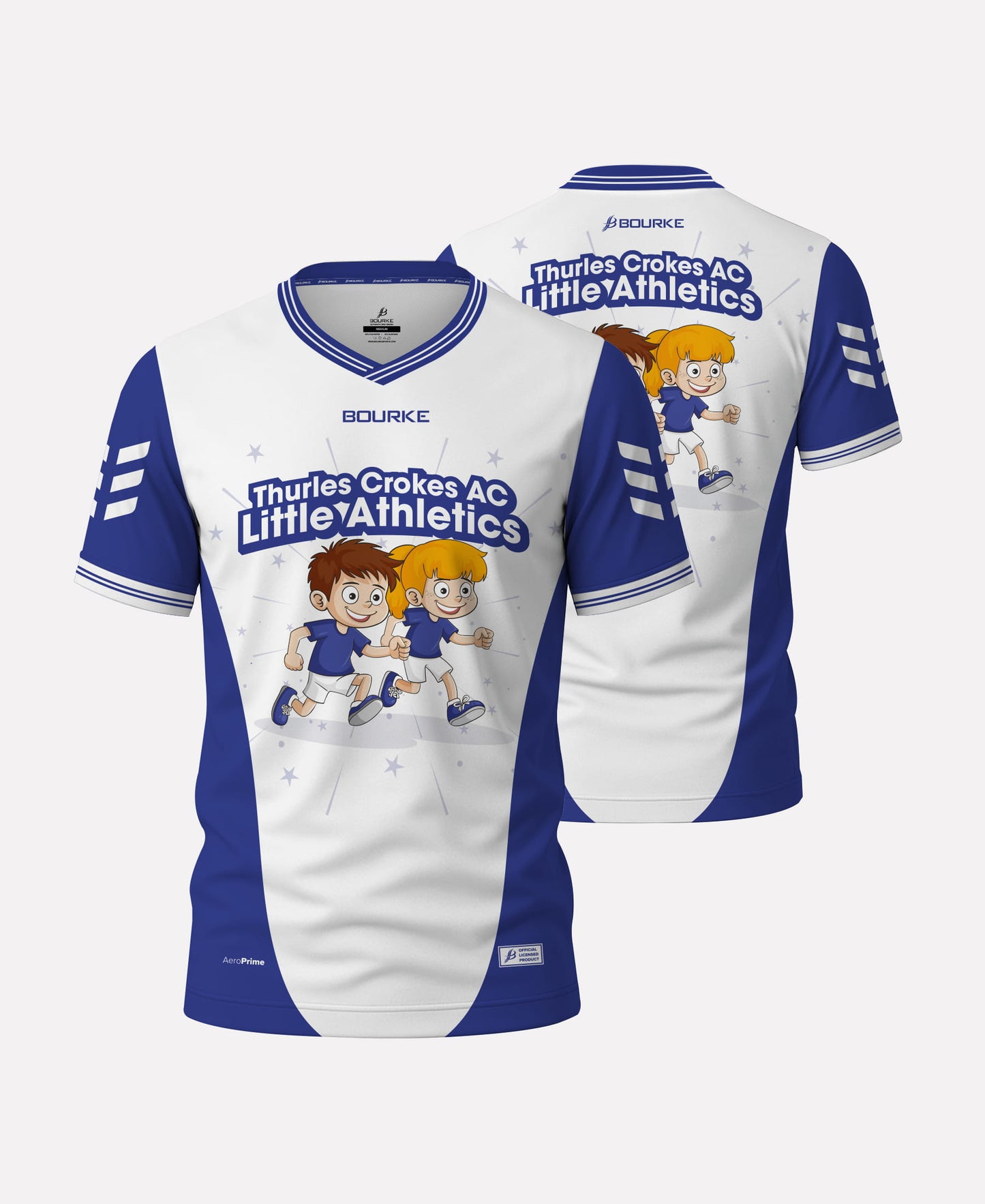 Thurles Crokes AC Little Athletics Jersey (White/Blue)