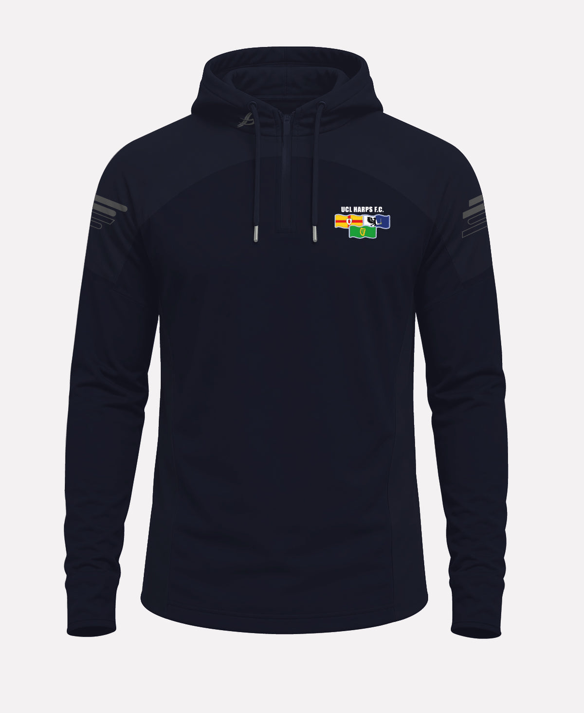 UCL Harps FC SORA Half Zip Hoodie (Navy)