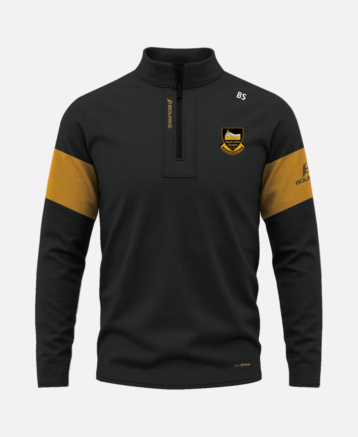 Upperchurch Drombane TEASRA Half Zip (Black/Amber)