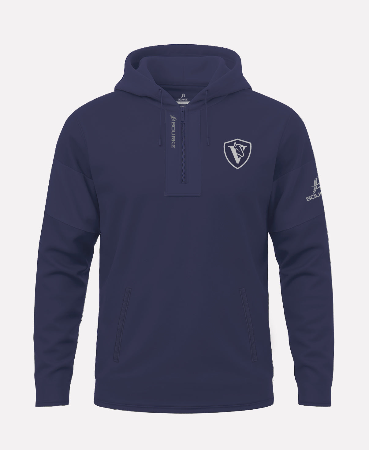 Via Equine TEASRA Half Zip Hoodie (Navy)