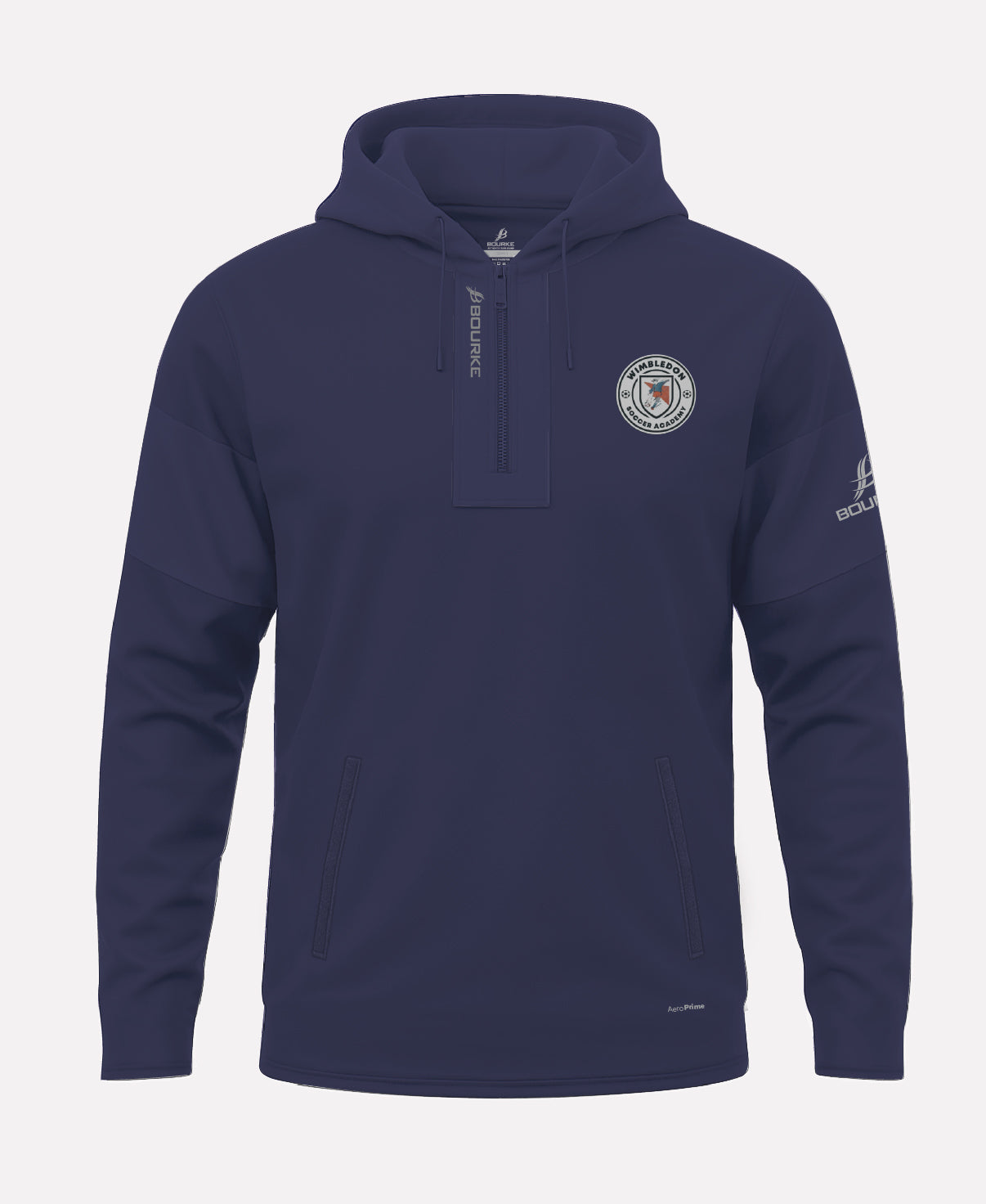Wimbledon Soccer Academy TEASRA Half Zip Hoodie (Navy)