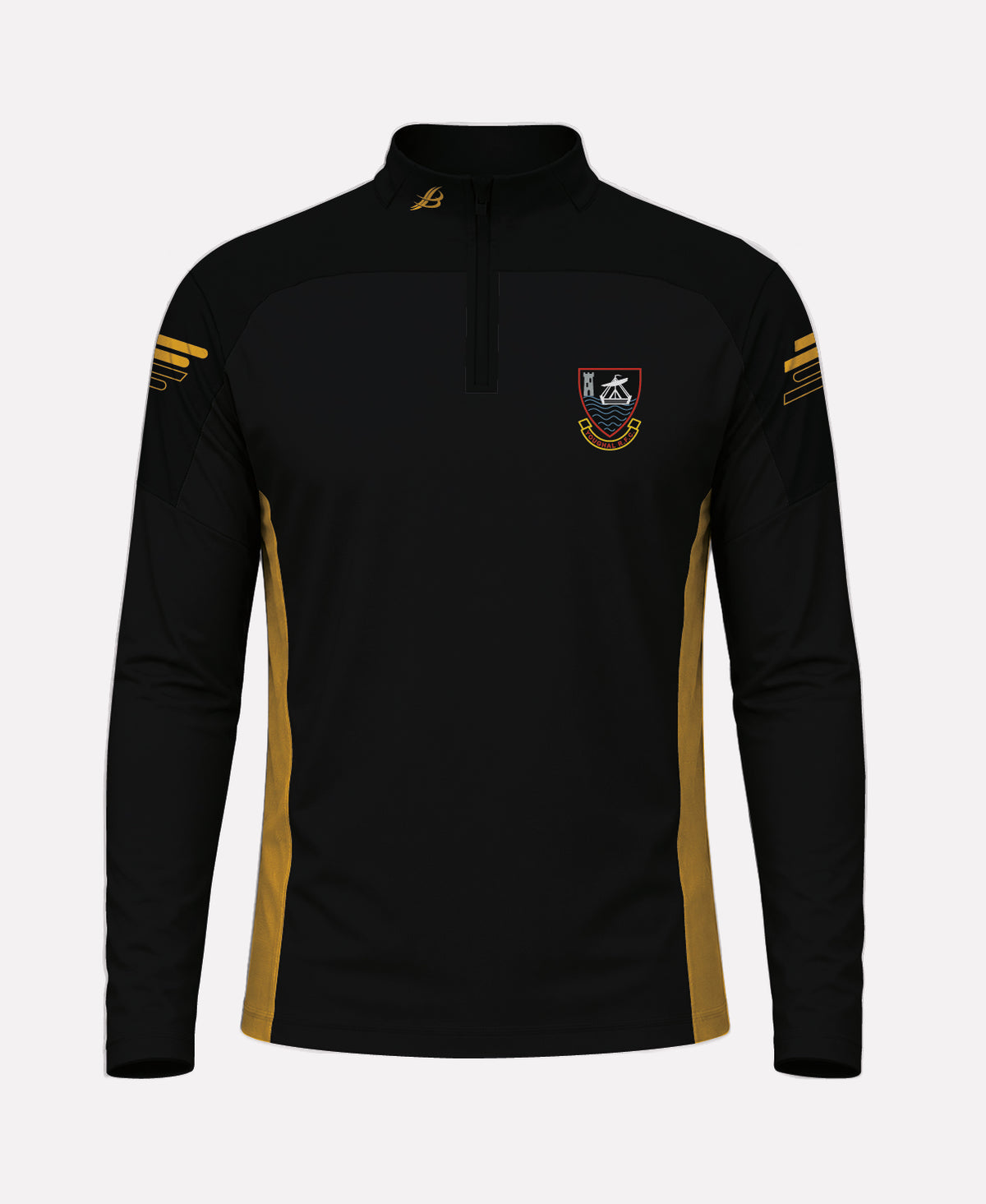 Youghal RFC SORA Half Zip (Black/Amber)