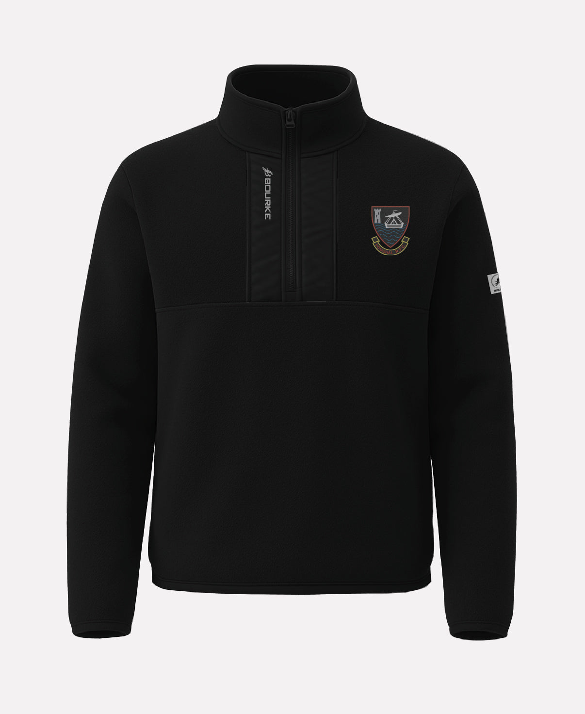 Youghal RFC TEASRA Half Zip Fleece (Black)