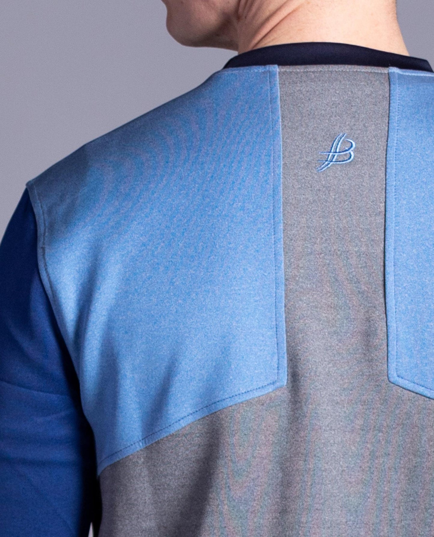 BUA20 Kids Crew Neck (Sky Blue) - Bourke Sports Limited