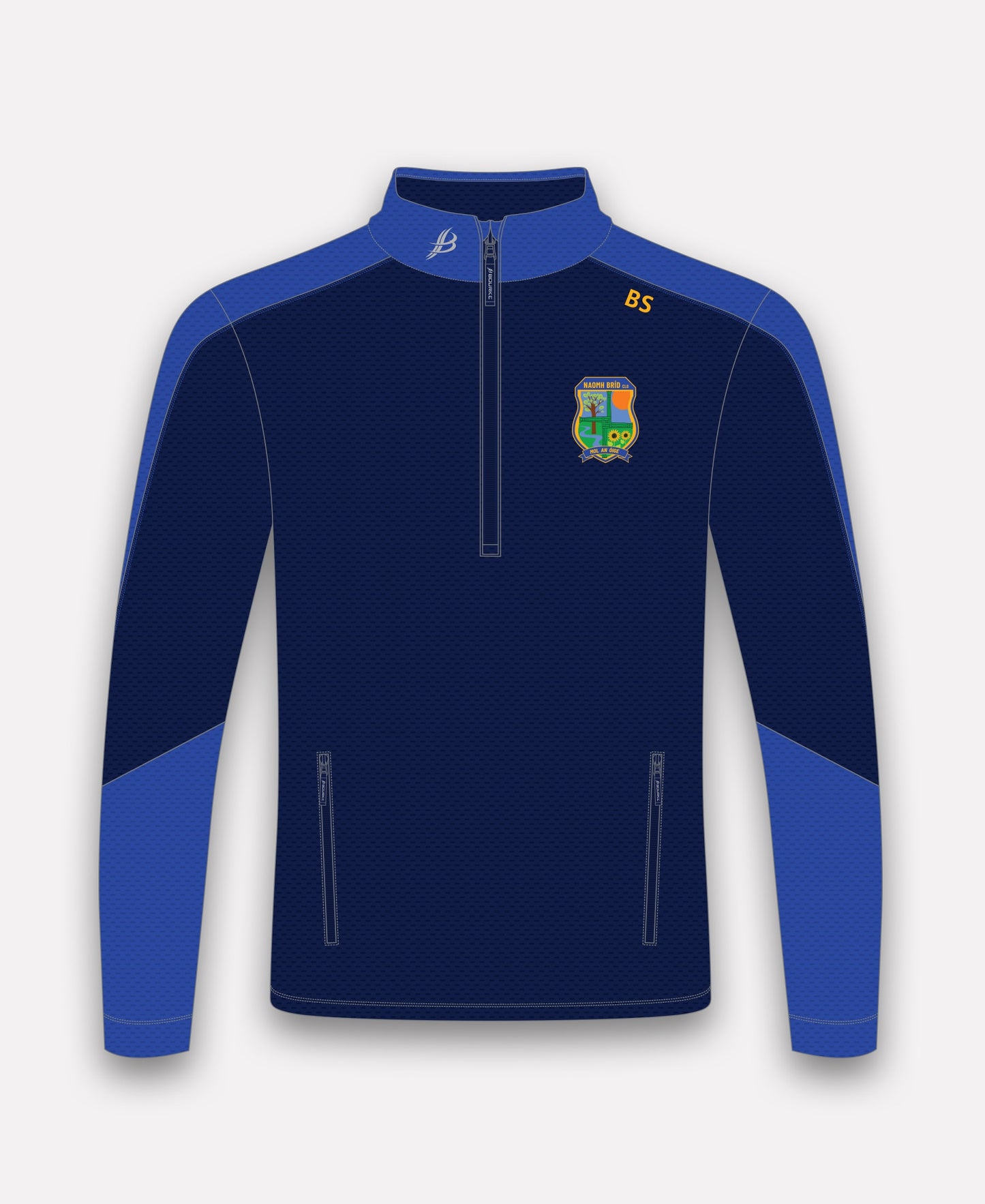 St Brigid's Belfast Croga Half Zip (Blue/Navy)