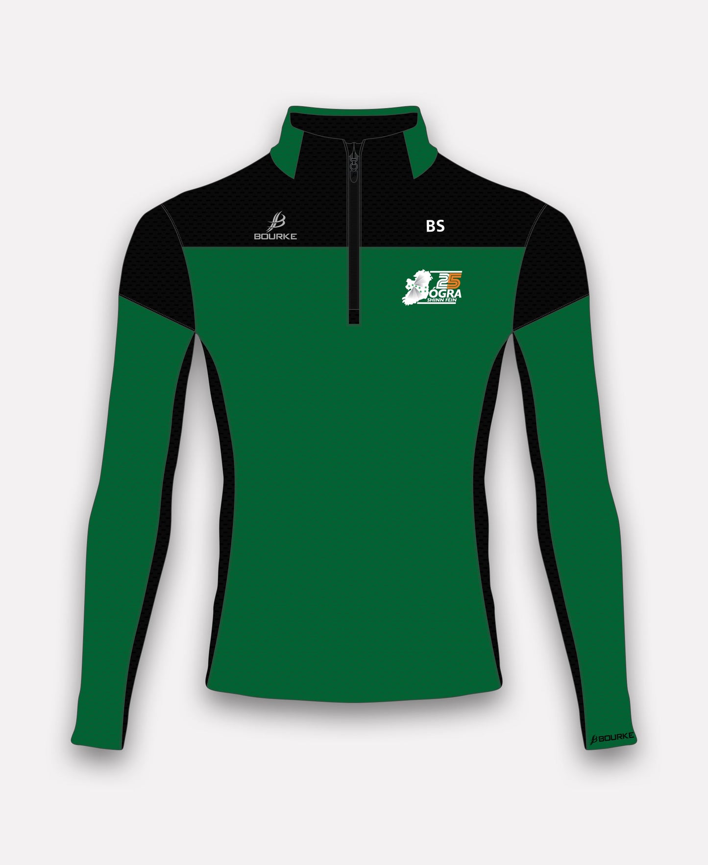 OSF25 TACA Half Zip (Black/Green)