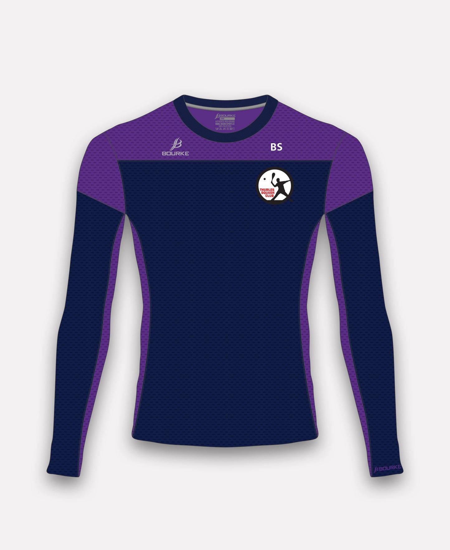 Thurles Squash Club Ladies TACA Crew Neck (Navy/Purple)