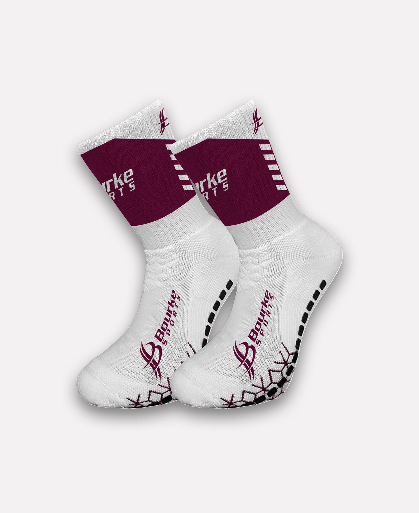Westmeath Camogie Miniz Chevron Socks (Maroon/White)