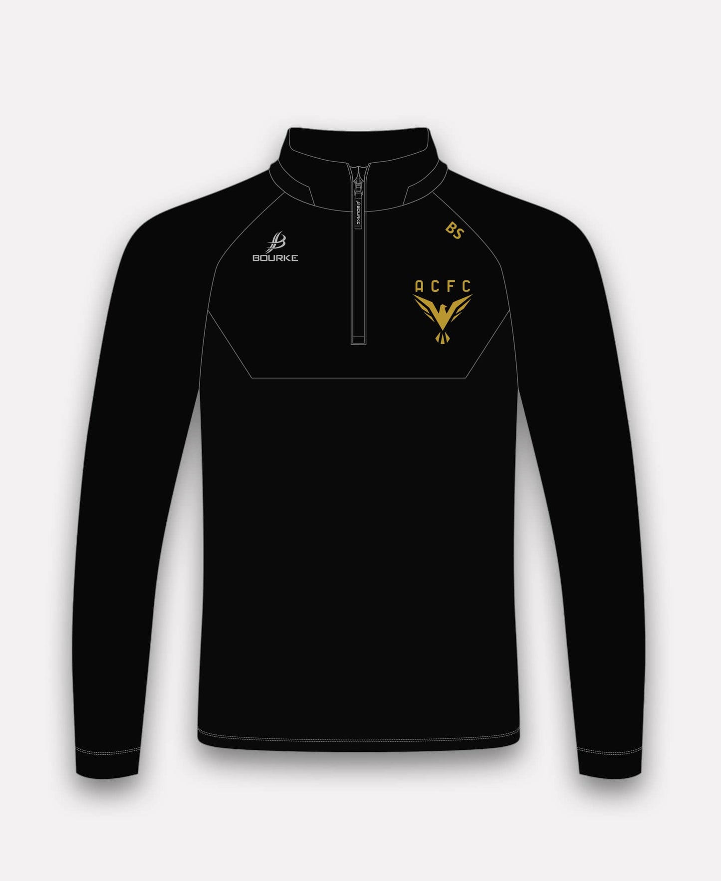 Andersonstown Community FC BARR Half Zip (Black)