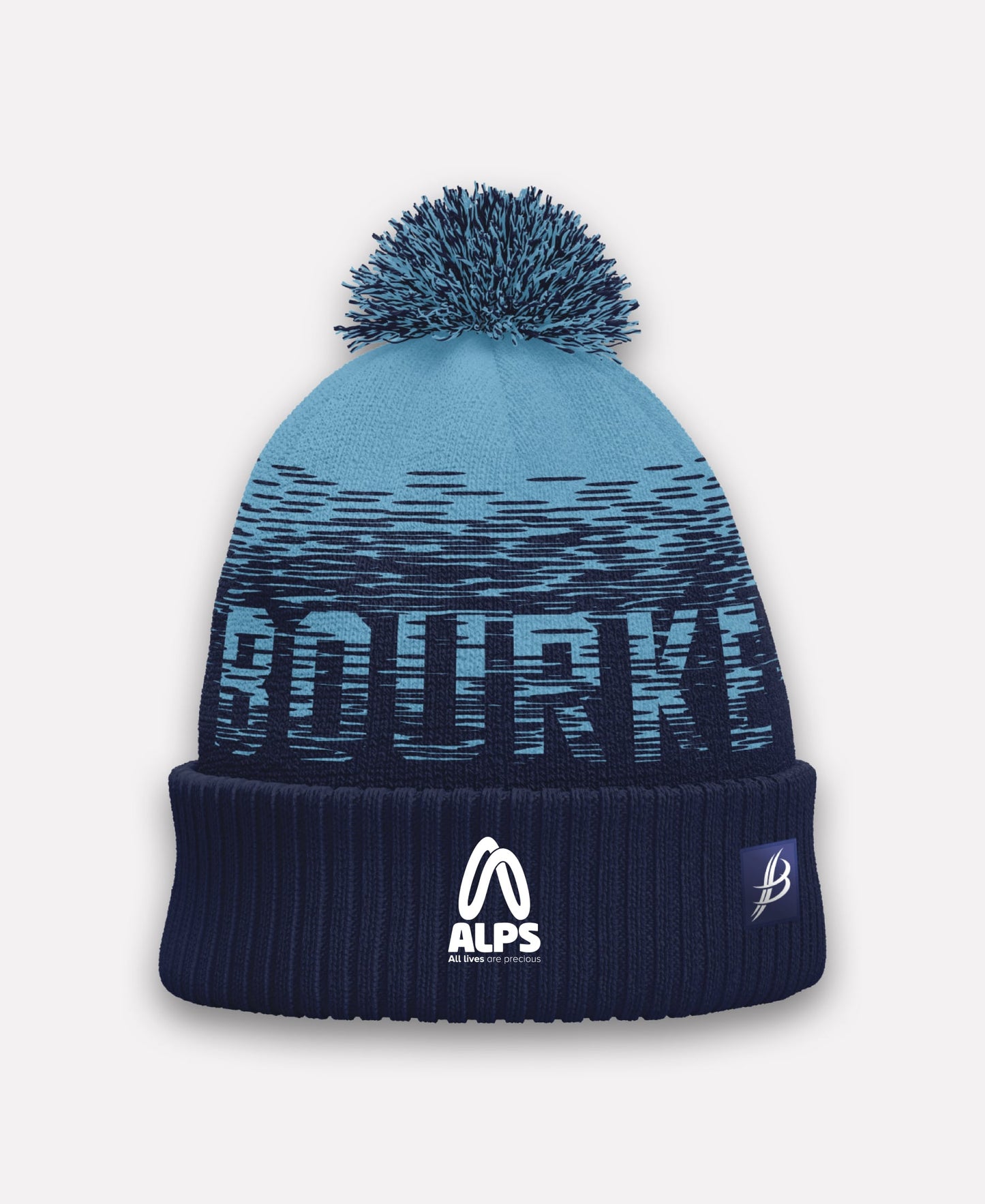 ALPS TACA Fleece Lined Bobble Hat (Navy/Sky)