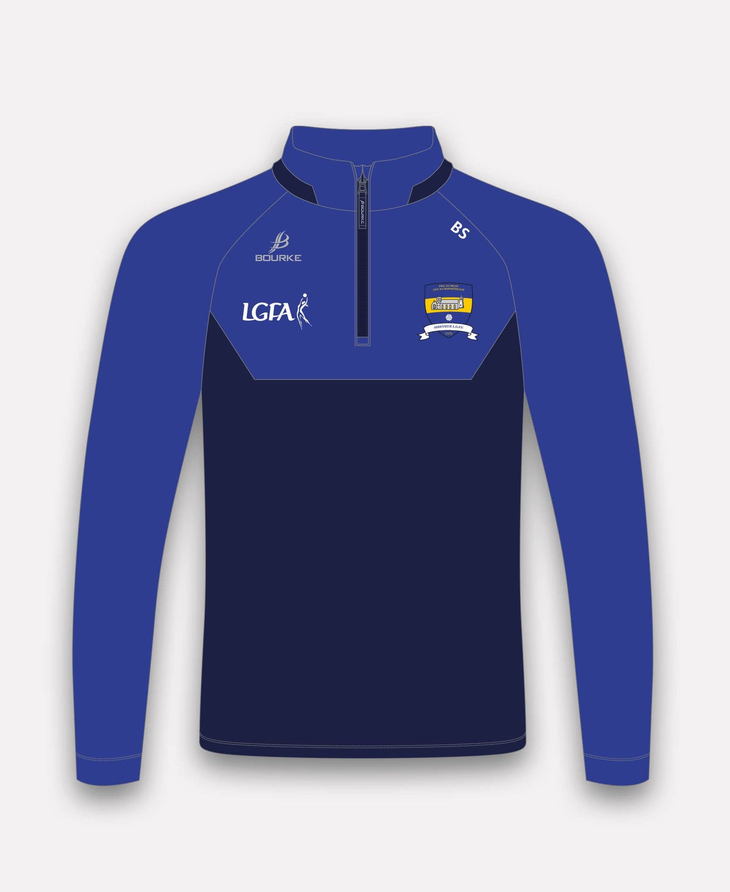 Abbeyside LGFA BARR Half Zip (Navy/Blue)