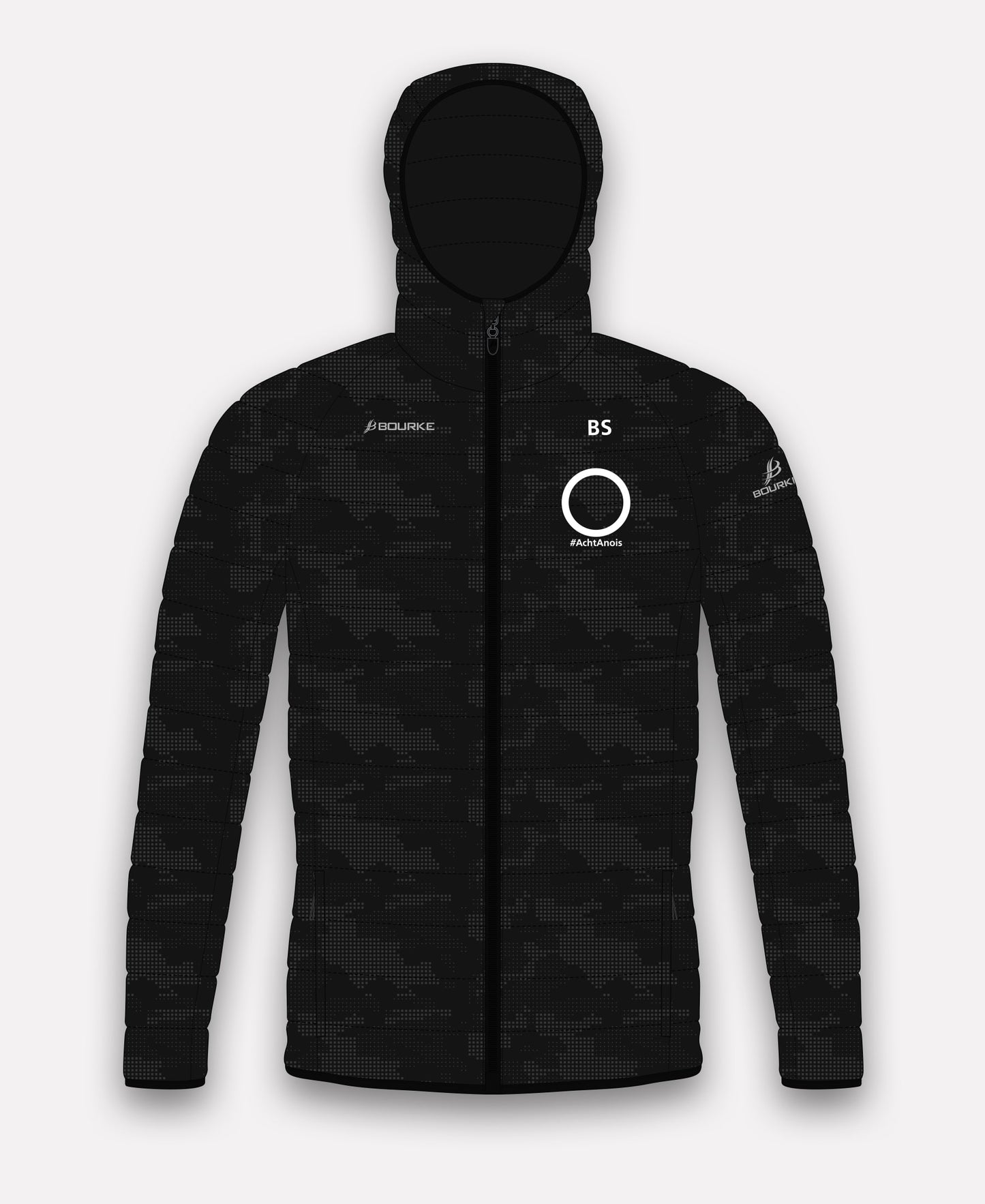 An Dream Dearg Reflective Camo Jacket (Black)