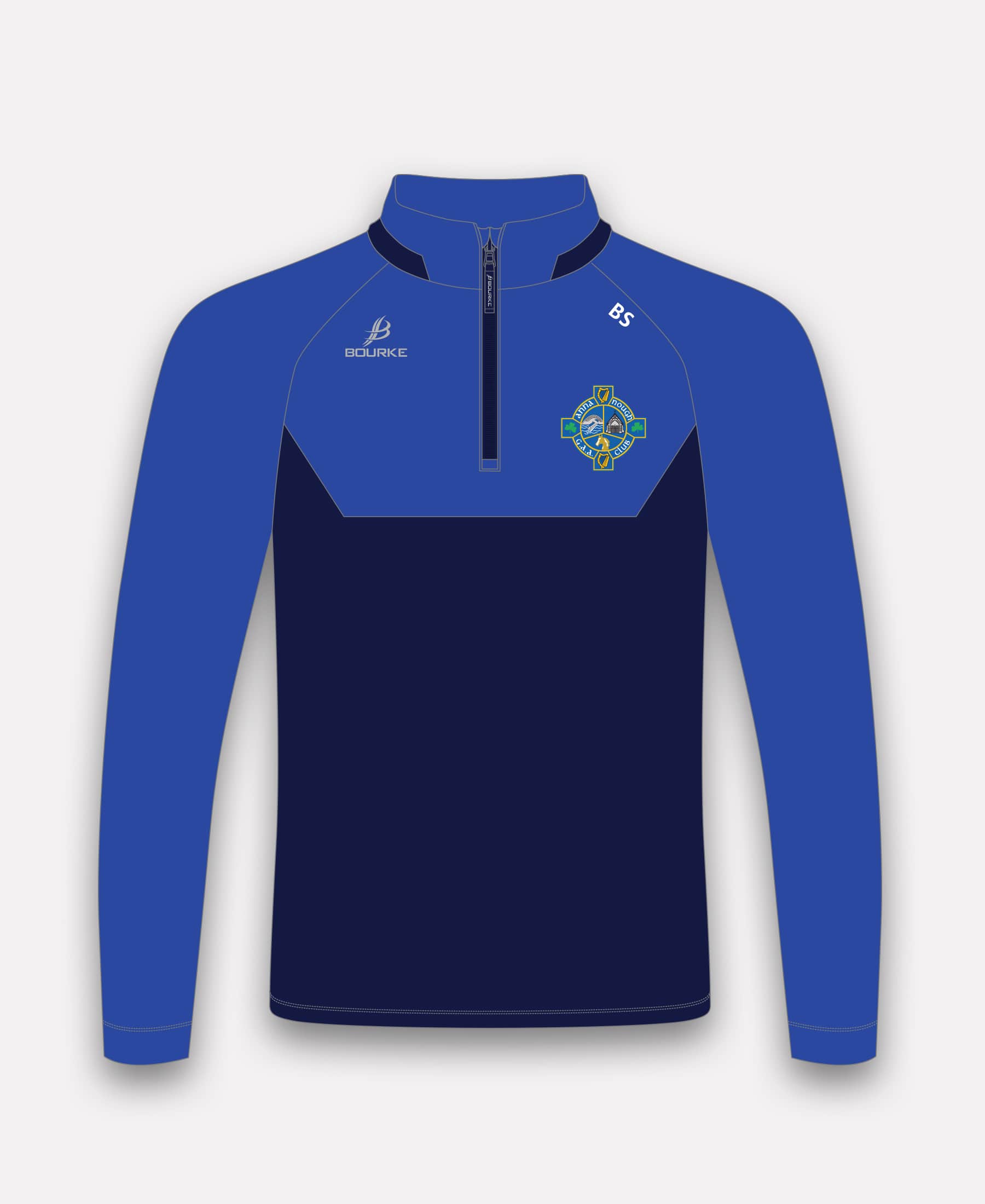 Annanough GAA BARR Half Zip (Navy/Blue)