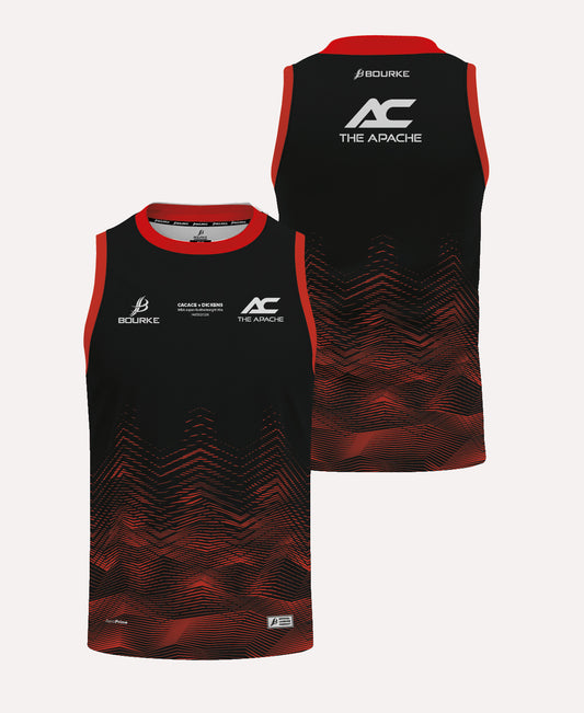 Team Cacace Singlet (Black/Red)