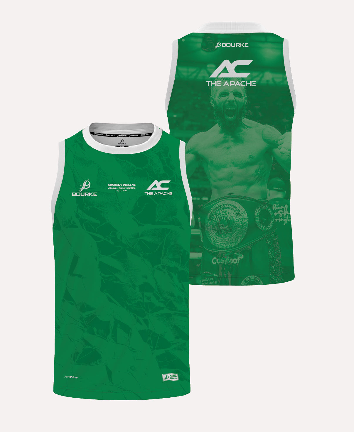 Team Cacace Singlet (Green)