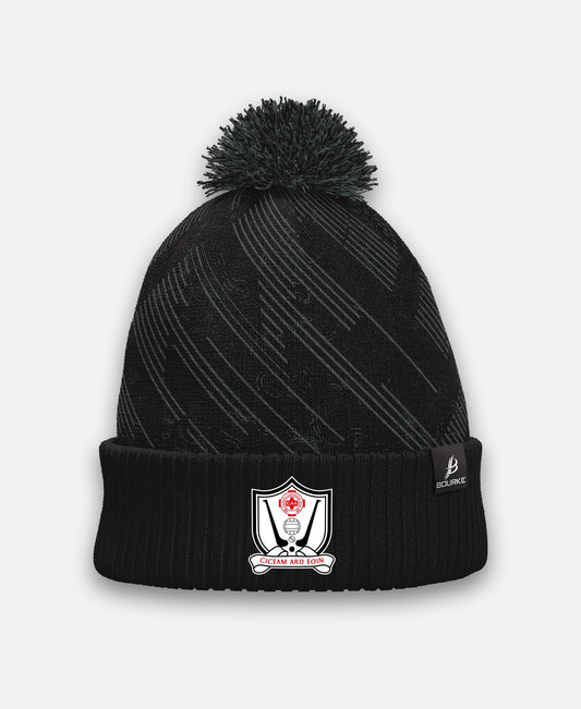 Ard Eoin Ciceam CLG BARR Bobble Hat (Black/Grey)