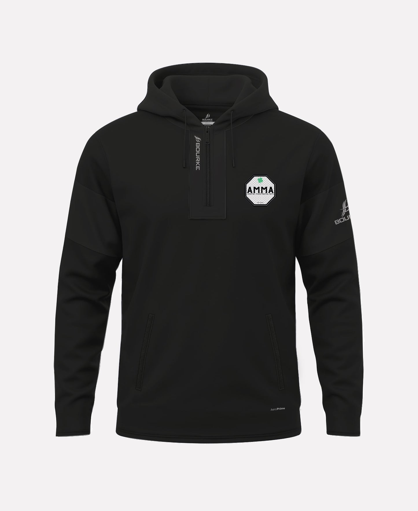 Ardoyne MMA TEASRA Half Zip Hoodie (Black)