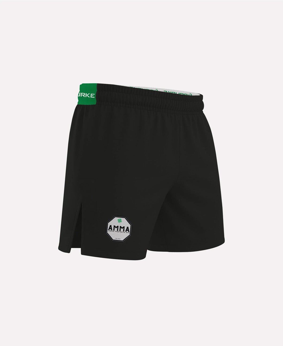 Ardoyne MMA Shorts (Black/White/Green)