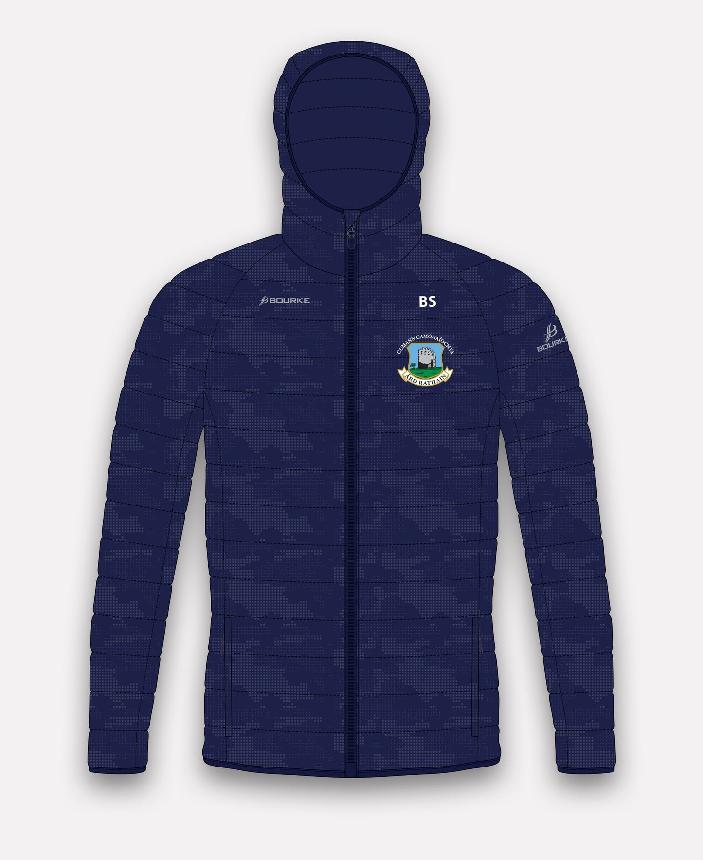 Ardrahan Camogie Reflective Camo Jacket (Navy)